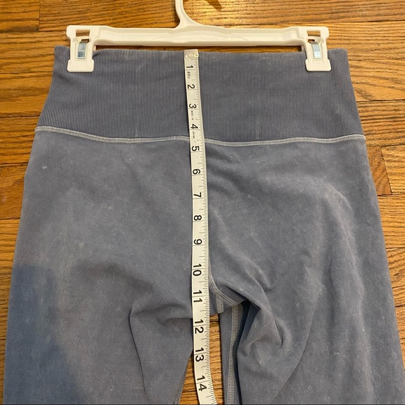 Lululemon special edition Wunder Under high waisted ribbed  light blue leggings - Picture 9 of 14